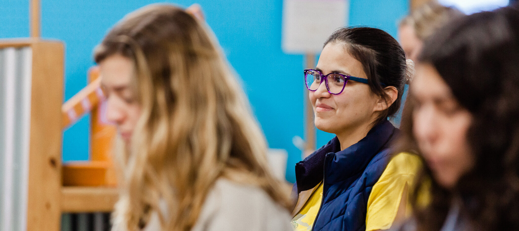 Person attending a Global Entrepreneurship Week Penn State event